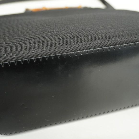 Gucci Bamboo Black Canvas Handbag (Pre-Owned) - Picture 8 of 9